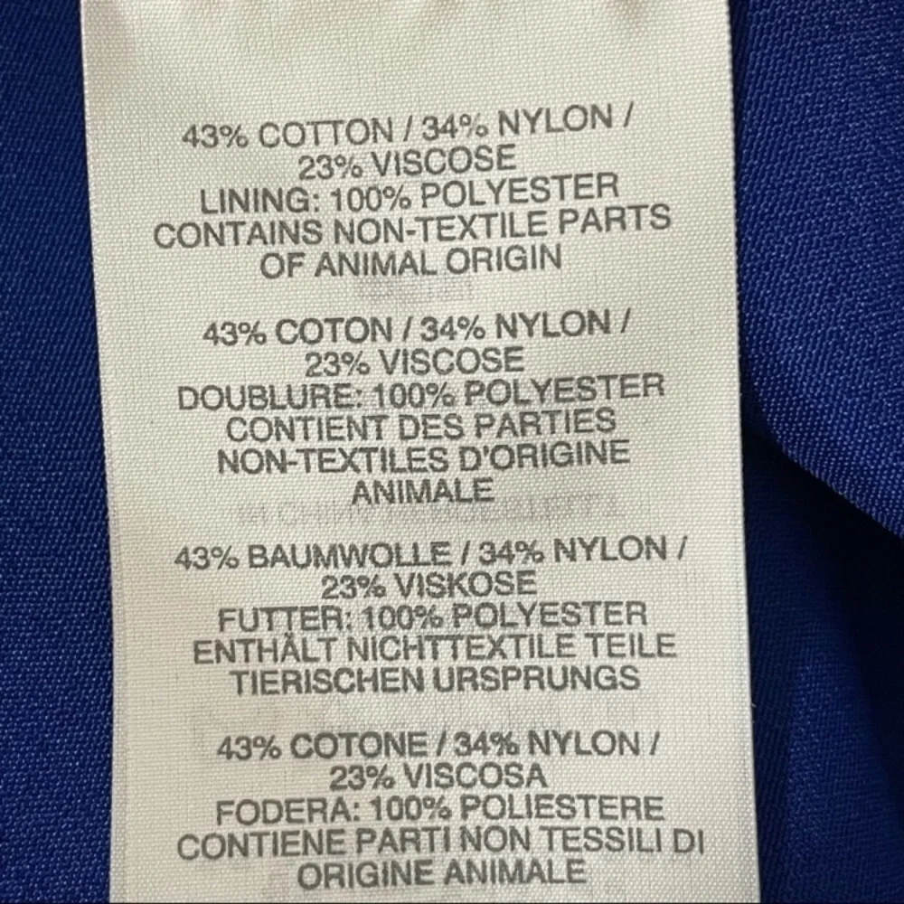 J. Crew Cobalt Blue Lace Long Sleeves Ruffle Dress - Picture 14 of 15